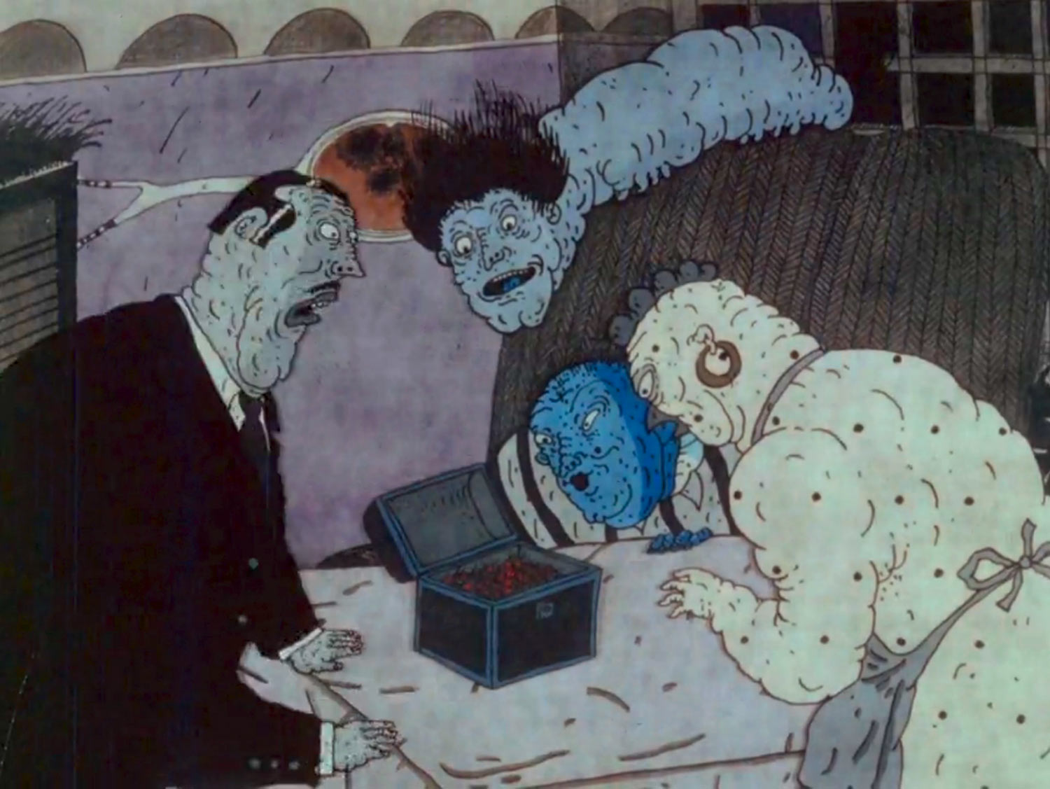 Hen, his wife